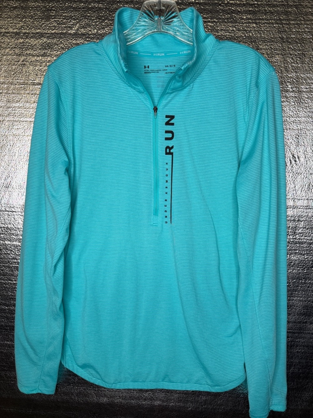 Under Armour Aqua Blue 1/4 Zip Performance Pullover